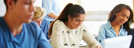 Youth in classroom
